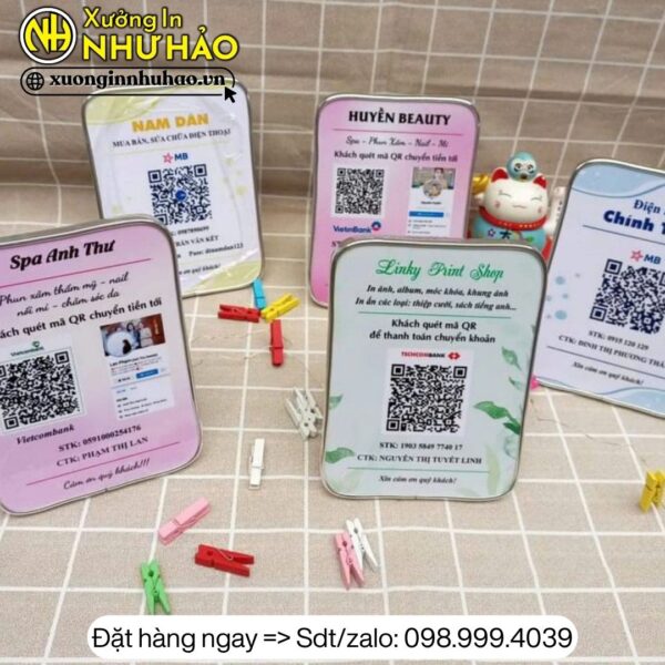 Bang ma qr khung trang guong