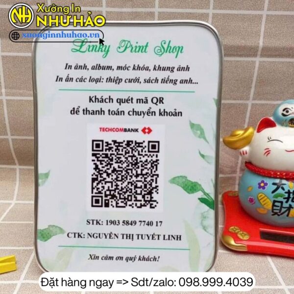 Bang ma qr khung trang guong