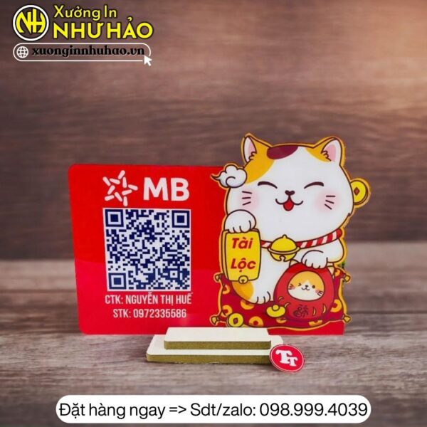 bảng mã qr để bàn