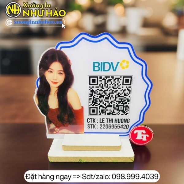 bảng mã qr để bàn