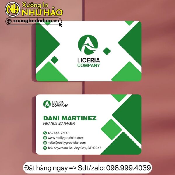 card visit doanh nghiep - ca nhan