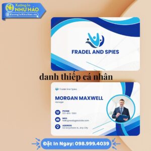 Danh Thiếp Cá Nhân Chuyên Nghiệp Tại Xưởng In Như Hảo: Thiết Kế Theo Yêu Cầu, Giá Tốt