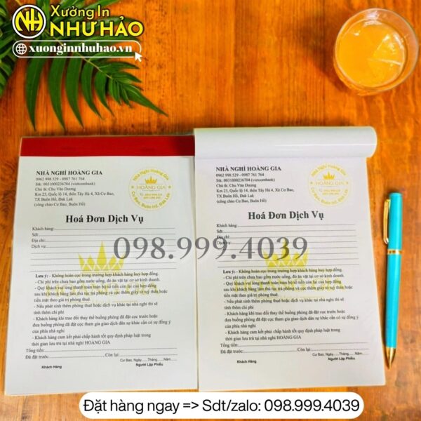 in hóa đơn bán lẻ