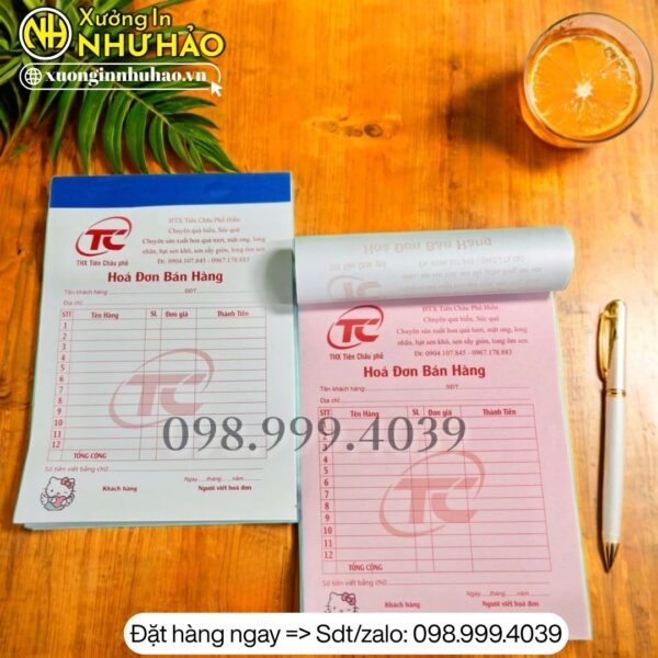 in hóa đơn bán lẻ