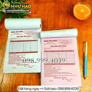 in hóa đơn bán lẻ