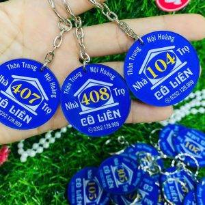 móc khóa logo thương hiệu