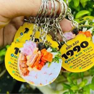 móc khóa logo thương hiệu