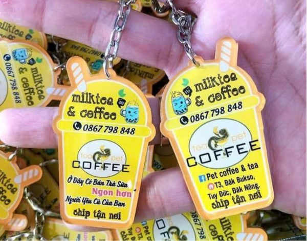 móc khóa logo thương hiệu