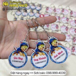 moc khoa treo balo cho be