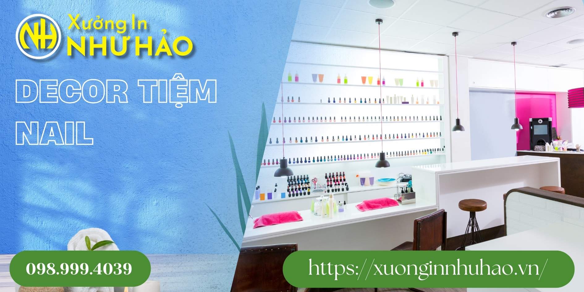 Decor Tiệm Nail