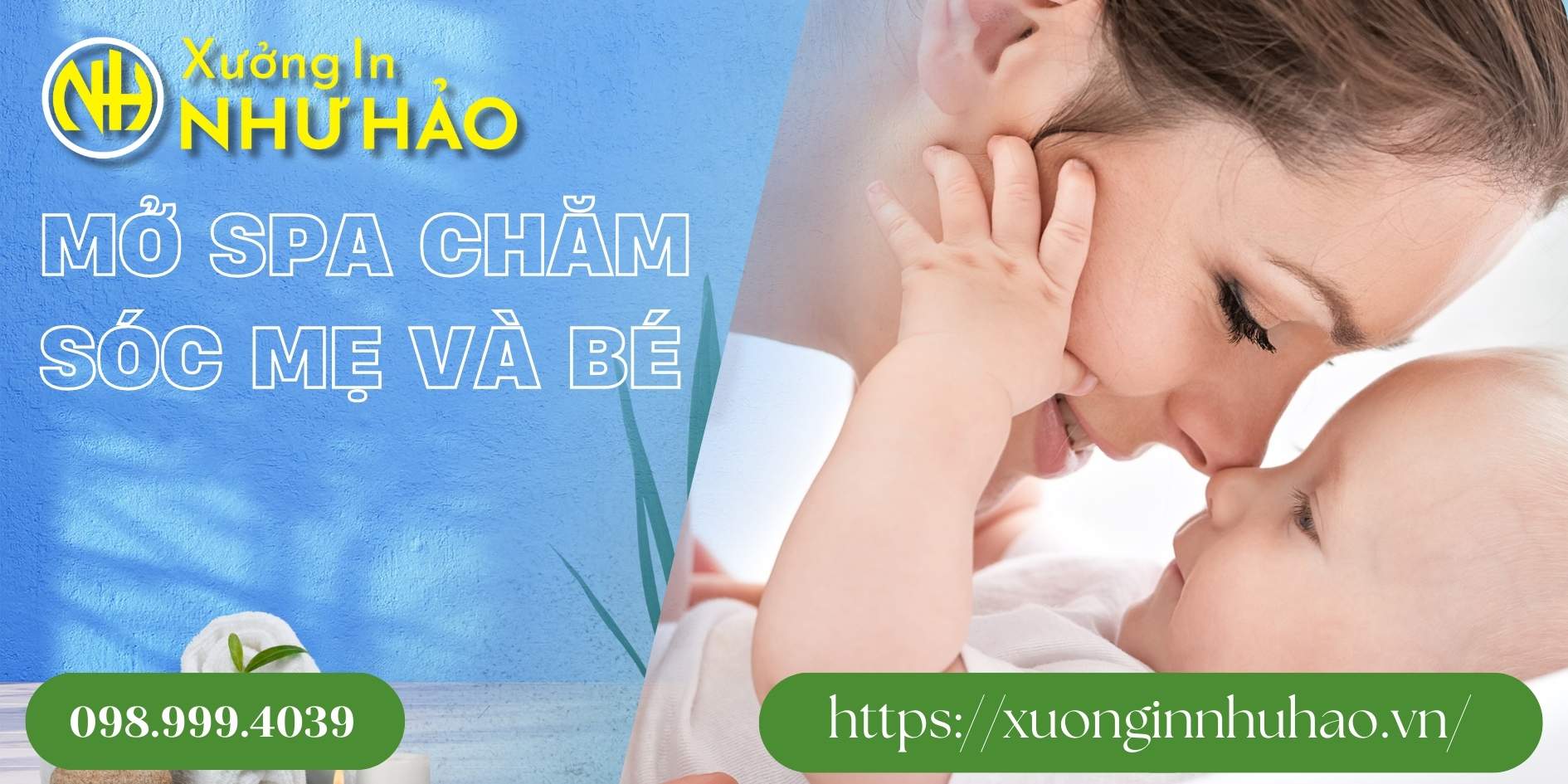 mở spa chăm sóc mẹ và bé