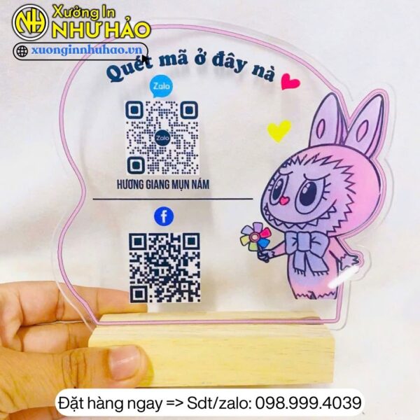 làm bảng mã qr ngân hàng