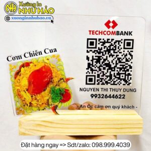 làm bảng mã qr ngân hàng