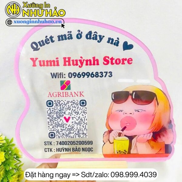 làm bảng mã qr ngân hàng