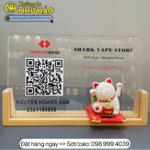 làm bảng mã qr ngân hàng