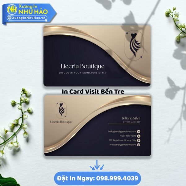 Dịch Vụ In Card Visit Bến Tre: Thiết Kế Đẹp, Giá Cạnh Tranh