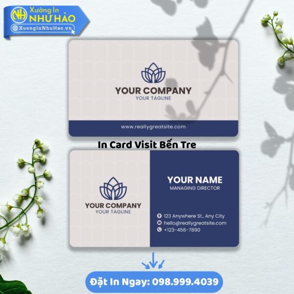 Dịch Vụ In Card Visit Bến Tre: Thiết Kế Đẹp, Giá Cạnh Tranh