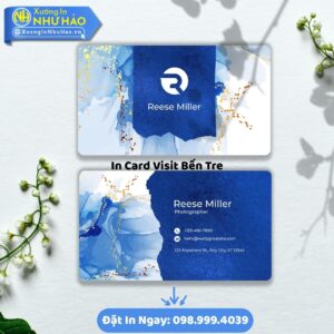 Dịch Vụ In Card Visit Bến Tre: Thiết Kế Đẹp, Giá Cạnh Tranh