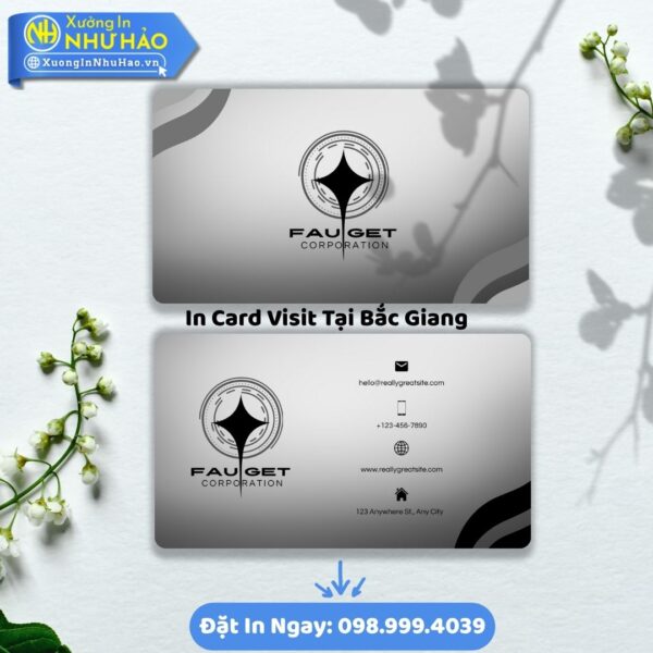 In Card Visit Tại Bắc Giang: Giải Pháp Toàn Diện Cho Thương Hiệu