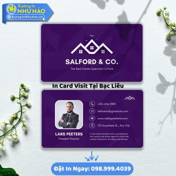In Card Visit Tại Bạc Liêu: Khẳng Định Đẳng Cấp, Kết Nối Thành Công