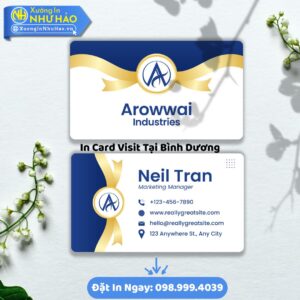 In Card Visit Bình Dương: Giải Pháp Marketing Hiệu Quả