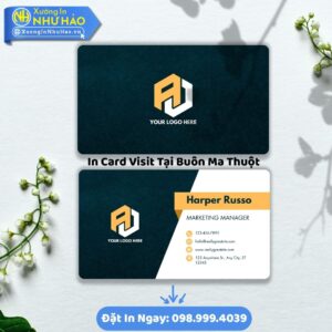 Dịch Vụ In Card Visit Buôn Ma Thuột Uy Tín, Nhanh Chóng