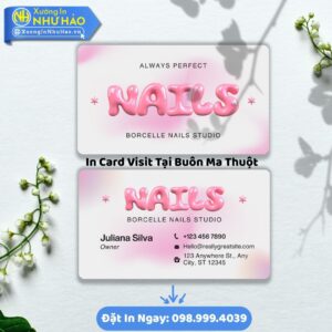 Dịch Vụ In Card Visit Buôn Ma Thuột Uy Tín, Nhanh Chóng