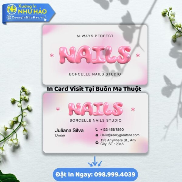Dịch Vụ In Card Visit Buôn Ma Thuột Uy Tín, Nhanh Chóng