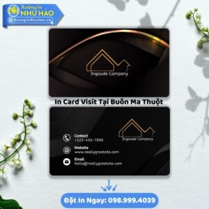 Dịch Vụ In Card Visit Buôn Ma Thuột Uy Tín, Nhanh Chóng