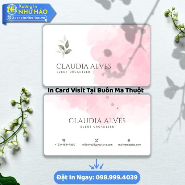 Dịch Vụ In Card Visit Buôn Ma Thuột Uy Tín, Nhanh Chóng