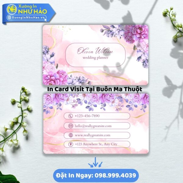 Dịch Vụ In Card Visit Buôn Ma Thuột Uy Tín, Nhanh Chóng