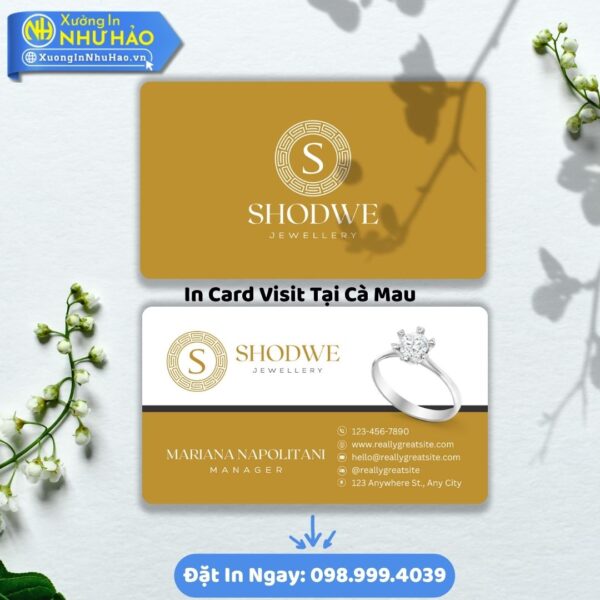 Dịch Vụ In Card Visit Cà Mau Uy Tín Chất Lượng Tại Xưởng In Như Hảo