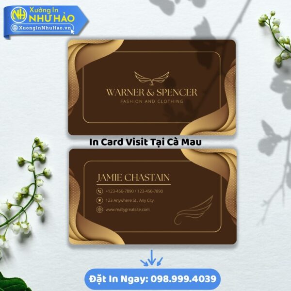 Dịch Vụ In Card Visit Cà Mau Uy Tín Chất Lượng Tại Xưởng In Như Hảo