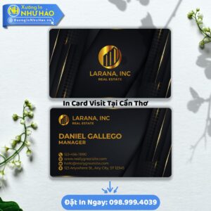 In Card Visit Tại Cần Thơ: Giải Pháp Thương Hiệu Chuyên Nghiệp