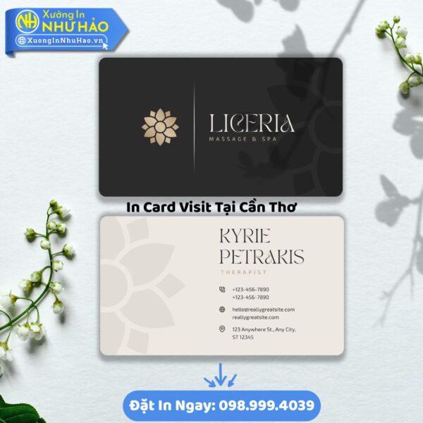 In Card Visit Tại Cần Thơ: Giải Pháp Thương Hiệu Chuyên Nghiệp