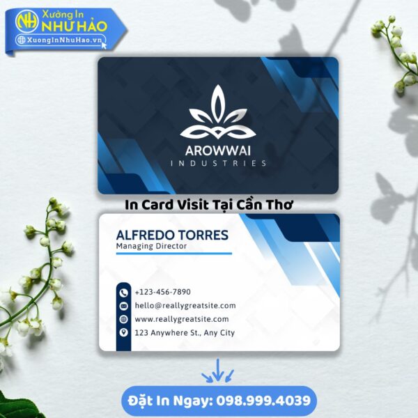 In Card Visit Tại Cần Thơ: Giải Pháp Thương Hiệu Chuyên Nghiệp