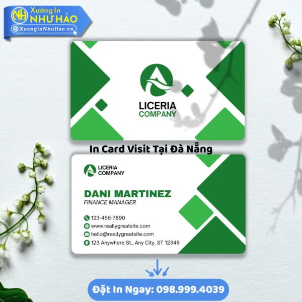 Dịch Vụ In Card Visit Tại Đà Nẵng Uy Tín | Xưởng In Như Hảo