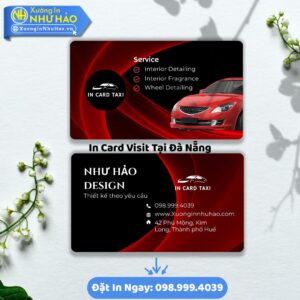Dịch Vụ In Card Visit Tại Đà Nẵng Uy Tín | Xưởng In Như Hảo
