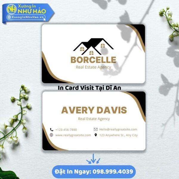 In Card Visit Tại Dĩ An: Tạo Dấu Ấn Kinh Doanh Độc Đáo