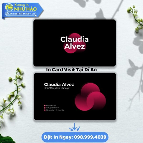 In Card Visit Tại Dĩ An: Tạo Dấu Ấn Kinh Doanh Độc Đáo