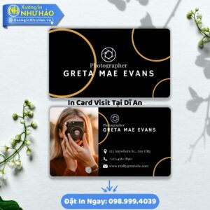 In Card Visit Tại Dĩ An: Tạo Dấu Ấn Kinh Doanh Độc Đáo