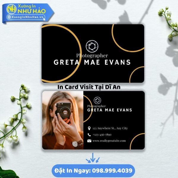 In Card Visit Tại Dĩ An: Tạo Dấu Ấn Kinh Doanh Độc Đáo