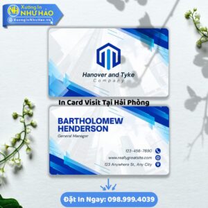 In Card Visit Hải Phòng Chuyên Nghiệp: Nâng Tầm Thương Hiệu Cùng Như Hảo