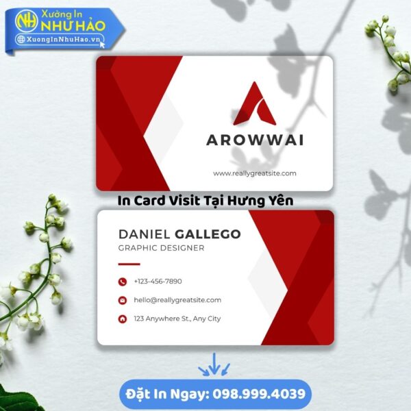 Địa Chỉ In Card Visit Tại Hưng Yên Đẹp, Đa Dạng Mẫu Mã