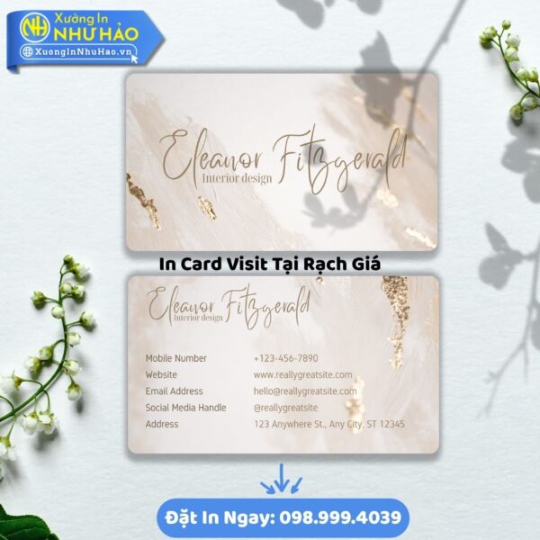 In Card Visit Tại Rạch Giá: Giải Pháp Marketing Tối Ưu Cho Doanh Nghiệp Của Bạn
