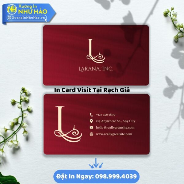 In Card Visit Tại Rạch Giá: Giải Pháp Marketing Tối Ưu Cho Doanh Nghiệp Của Bạn