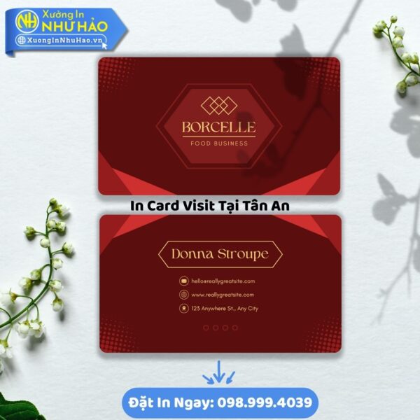 In Card Visit Tại Tân An Uy Tín Thiết Kế Chuyên Nghiệp