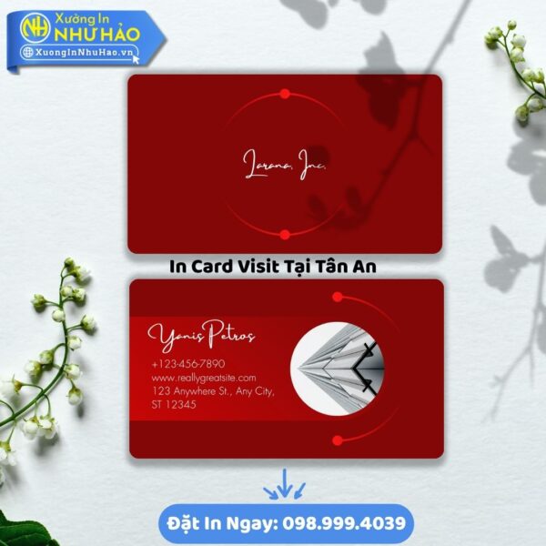 In Card Visit Tại Tân An Uy Tín Thiết Kế Chuyên Nghiệp