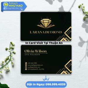In Card Visit Tại Thuận An: Chất Lượng, Uy Tín, Giá Tốt