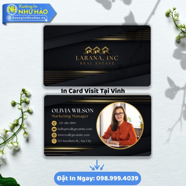 Xưởng In Card Visit Tại Vinh: Thiết Kế Đẹp, In Nhanh Lấy Ngay